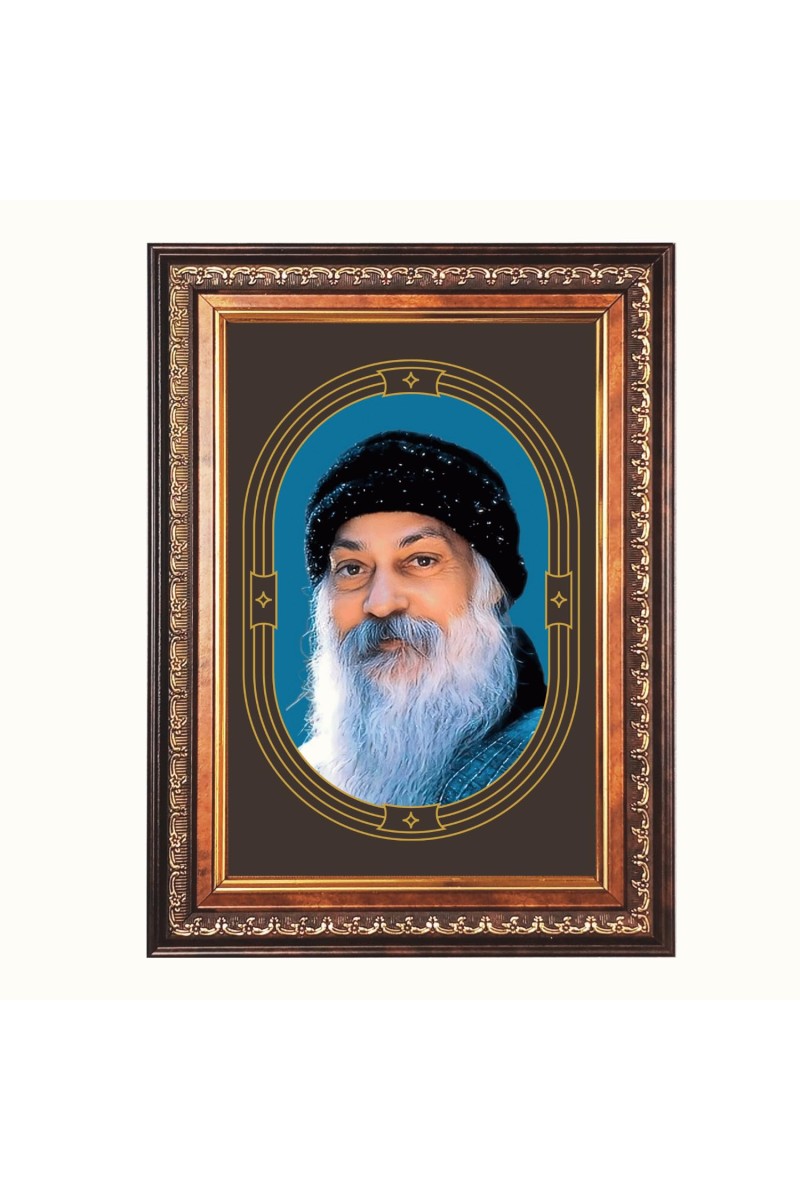 Acharya Osho Rajneesh Color Photo 10x14 Inch - Vibrant Religious Wall Art for Home or Office Decor.