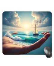 Customized Beautiful Art View Picture Sublimation Mouse Pad | 8 X 7.5 Inch | Smooth Cloth Surface | Non-Slip Rubber Base | Personalized Mousepad for Laptop & Desktop (F17432)
