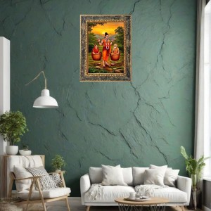 Shravan Kumar Digital Print Photo 8.7x10.7 inches (I6024) - Vibrant Religious Wall Art for Home or Office Decor.