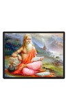 Vyasa Laminated Photo - 7x9 Inches, Divine Blessings for Home & Office and Temple Decoration
