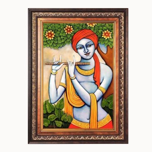 Sri Krishna Color Photo 8x12 Inch - Vibrant Religious Wall Art for Home or Office Decor. Sri Krishna Color Photo 8x12 Inch - Vibrant Religious Wall Art for Home or Office Decor.