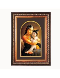 Sri Krishna Color Photo 10x14 Inch - Vibrant Religious Wall Art for Home or Office Decor.