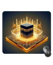 Customized Masjid Picture Sublimation Mouse Pad | 8 X 7.5 Inch | Smooth Cloth Surface | Non-Slip Rubber Base | Personalized Mousepad for Laptop & Desktop (F17211)