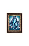 Lord Shiva and Mata Parvati Digital Print Photo 6.7x8.7 inches - Vibrant Religious Wall Art for Home, Office and Temple Decor.