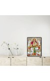 Saraswati Laminated Photo - 5x7 Inches, Divine Blessings for Home & Office and Temple Decoration