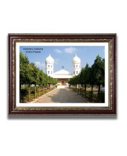Ephiphany Cathedral Church Photo Frame, 10x14 Inches Beautiful Elegant Framed Wall Art of Iconic Cathedral