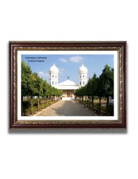 Ephiphany Cathedral Church Photo Frame, 10x14 Inches Beautiful Elegant Framed Wall Art of Iconic Cathedral
