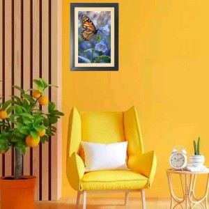 The beautiful butterfly Photo Frame Funny Animal and Bird Cartoon Art, Black color, 15x19 Inch The beautiful butterfly Photo Frame Funny Animal and Bird Cartoon Art, Black color, 15x19 Inch