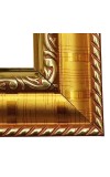 HiTechMart Gold Ornate Blank Picture Frame – 11x7 Inch with Elegant Matting – Classic Wall & Tabletop Display – Vintage-Style Decorative Photo Frame – Ideal for Home, Office & Gifts (2)