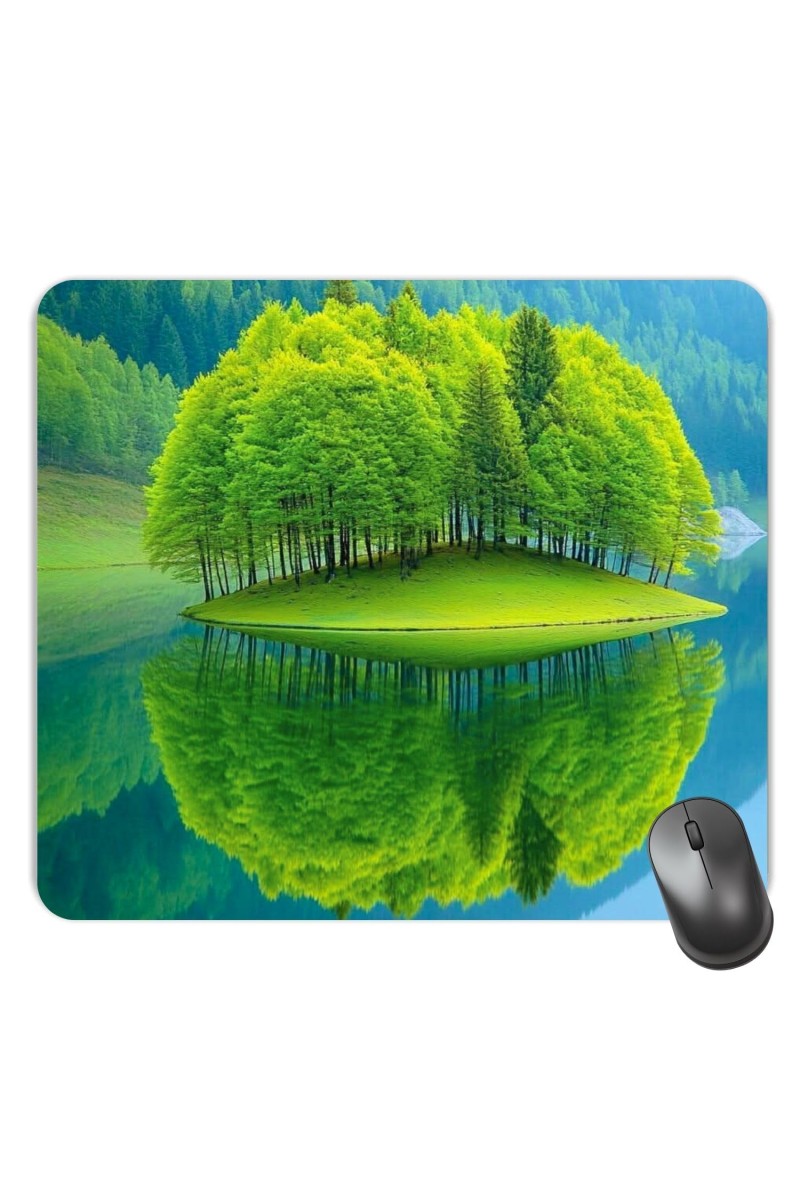 Customized Serenity of Nature Picture Sublimation Mouse Pad | 8 X 7.5 Inch | Smooth Cloth Surface | Non-Slip Rubber Base | Personalized Mousepad for Laptop & Desktop (F17180)