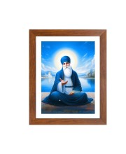 Guru Nanak Ji Colored Photo | Devotional art