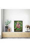 Radha Laminated Photo - 11x13 Inches, Divine Blessings for Home & Office and Temple Decoration