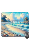 Customized Beautiful Sea Picture Sublimation Mouse Pad | 8 X 7.5 Inch | Smooth Cloth Surface | Non-Slip Rubber Base | Personalized Mousepad for Laptop & Desktop (F17094)