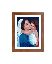 Mother Mary and Baby Jesus Colored Photograph |Divine Wall Art | Print |Devotional wall art