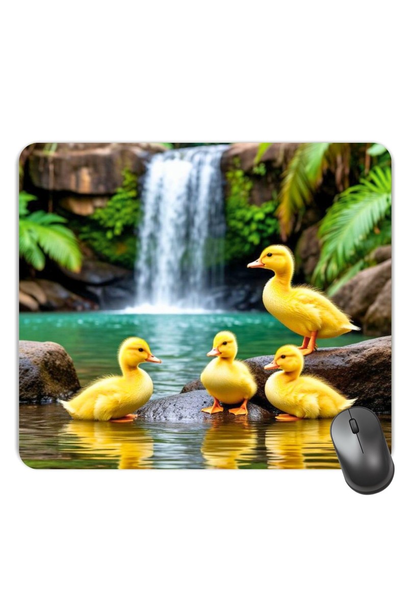 Customized Chicks Picture Sublimation Mouse Pad | 8 X 7.5 Inch | Smooth Cloth Surface | Non-Slip Rubber Base | Personalized Mousepad for Laptop & Desktop (F17060)