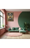 Lord Vishnu Digital Print Photo 6.7x8.7 inches (I6009) - Vibrant Religious Wall Art for Home or Office Decor.