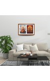 Goddess parvathi and durga Photo Frame - 13x17Inches - Spiritual Artwork for Home Decor, Puja Room and Office Decoration