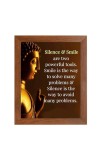 Buddha & Famous Quote Brown Frame, 10x14InchesInspirational Wall Art for Office, Home DecorIdeal Spiritual Gift