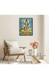 Shiva Laminated Photo - 5x7 Inches, Divine Blessings for Home & Office and Temple Decoration