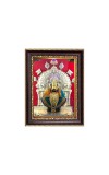 Sri Karvir Niwasini Maha Laxmi Digital Print Photo 6.7x8.7 inches - Vibrant Religious Wall Art for Home, Office and Temple Decor.