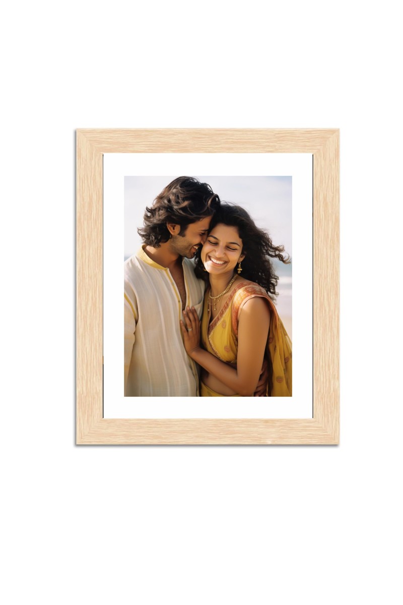 Couple Colored Photo | Wall Art for HomeDecoration |Vibrant Couple Portrait