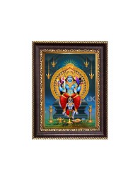 Maa Bhadrakaali Digital Print Photo 6.7x8.7 inches - Vibrant Religious Wall Art for Home or Office Decor.