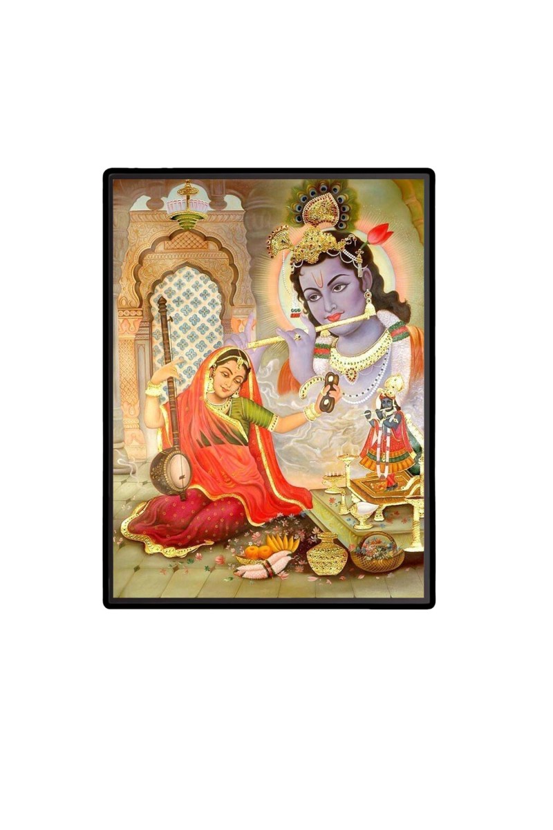 Meera bai Laminated Photo - 5x7 Inches, Divine Blessings for Home & Office and Temple Decoration
