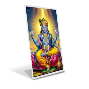 Car Desk/Table Top Lord Vishnu Acrylic L-Style Photo Stand - 2.5x3.5 Inches, Compact And Stylish Spiritual Display (F6663) Car Desk/Table Top Lord Vishnu Acrylic L-Style Photo Stand - 2.5x3.5 Inches, Compact And Stylish Spiritual Display (F6663)