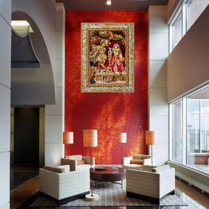 Lord Radha Krishna Digital Print Photo 8.7x10.7 inches (I6132) - Vibrant Religious Wall Art for Home or Office Decor.