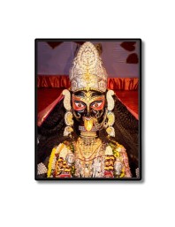 Boro Maa Laminated Photo - 5x7 Inches, Divine Blessings for Home & Office and Temple Decoration