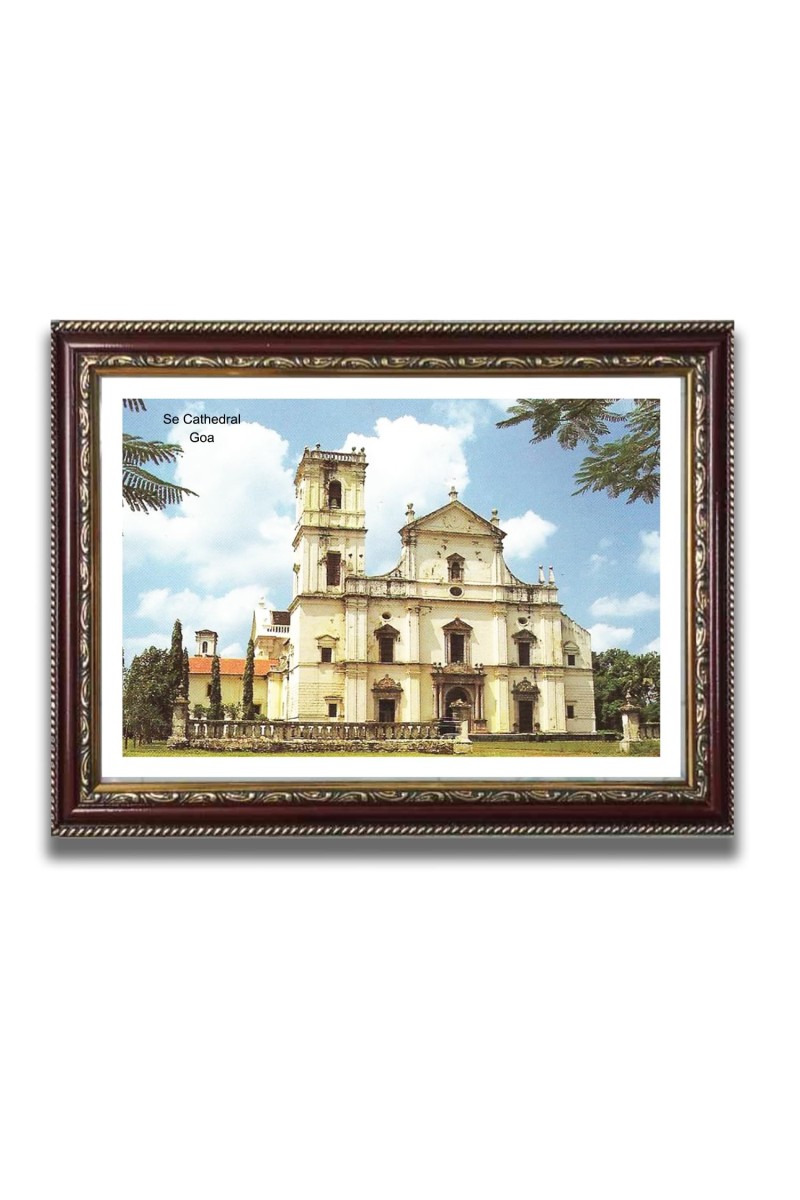 Se Cathedral Church Photo Frame, Beautiful Elegant Framed Wall Art of Iconic Cathedral