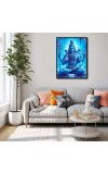 Shiva Laminated Photo - 5x7 Inches, Divine Blessings for Home & Office and Temple Decoration
