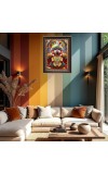 Lord jagannath Digital Print Photo 8.7x10.7 inches (I5995) - Vibrant Religious Wall Art for Home or Office Decor.