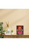 Lakshmi Laminated Photo - 5x7 Inches, Divine Blessings for Home & Office and Temple Decoration