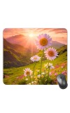 Customized Beautiful Flowers Picture Sublimation Mouse Pad | 8 X 7.5 Inch | Smooth Cloth Surface | Non-Slip Rubber Base | Personalized Mousepad for Laptop & Desktop (F17252)