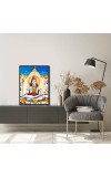 Shiva Laminated Photo - 5x7 Inches, Divine Blessings for Home & Office and Temple Decoration