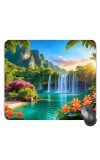 Customized Serenity of Nature Picture Sublimation Mouse Pad | 8 X 7.5 Inch | Smooth Cloth Surface | Non-Slip Rubber Base | Personalized Mousepad for Laptop & Desktop (F17100)