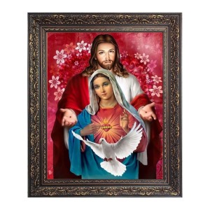 Mother Mary - Lord Jesus Christ Big Photo Frame - 20x24 Inches for Home & Office Decoration Mother Mary - Lord Jesus Christ Big Photo Frame - 20x24 Inches for Home & Office Decoration
