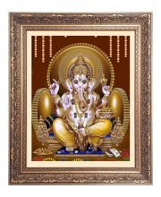 Lord ganshji Big Photo Frame - 16x20 Inches for Home & Office Decoration