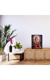 Ganesh Laminated Photo - 5x7 Inches, Divine Blessings for Home & Office and Temple Decoration