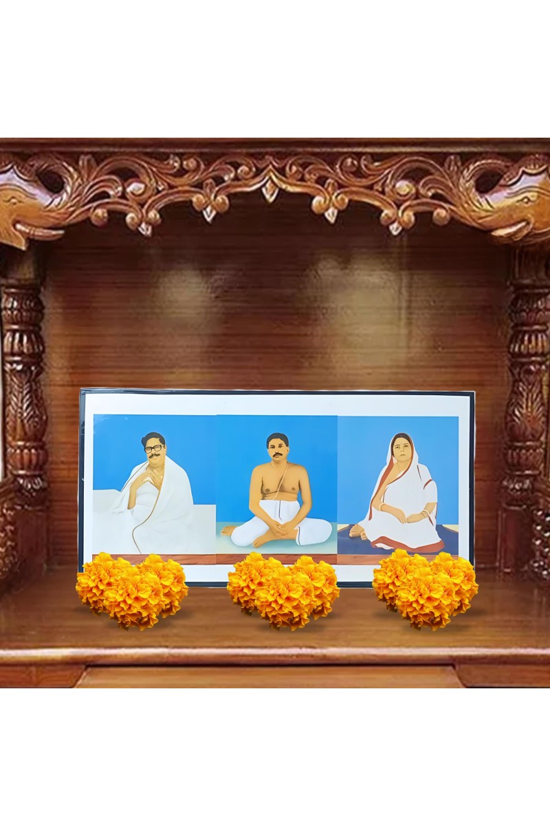 Hitech Anukul Ch. Thakur Religious Frame Laminated Photo with Back Support Mount
