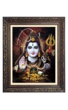 Lord Shiv Big Photo Frame - 16x20 Inches for Home & Office Decoration