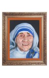 Mother Teresa Big Photo Frame - 20x24 Inches for Home & Office Decoration