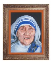 Mother Teresa Big Photo Frame - 16x20 Inches for Home & Office Decoration