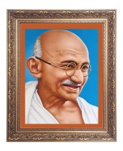 Mahatma Gandhiji Big Photo Frame - 20x24 Inches for Home & Office Decoration