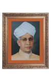 Dr. Sarvepalli Radhakrishnan Big Photo Frame - 18x22 Inches for Home & Office Decoration