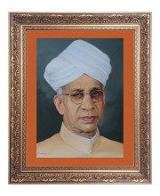 Dr. Sarvepalli Radhakrishnan Big Photo Frame - 16x20 Inches for Home & Office Decoration