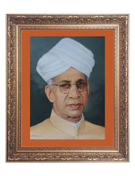 Dr. Sarvepalli Radhakrishnan Big Photo Frame - 24x28 Inches for Home & Office Decoration