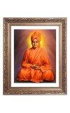Swami Vibekananda Big Photo Frame - 16x20 Inches for Home & Office Decoration