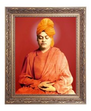 Swami Vivekananda Big Photo Frame - 16x20 Inches for Home & Office Decoration